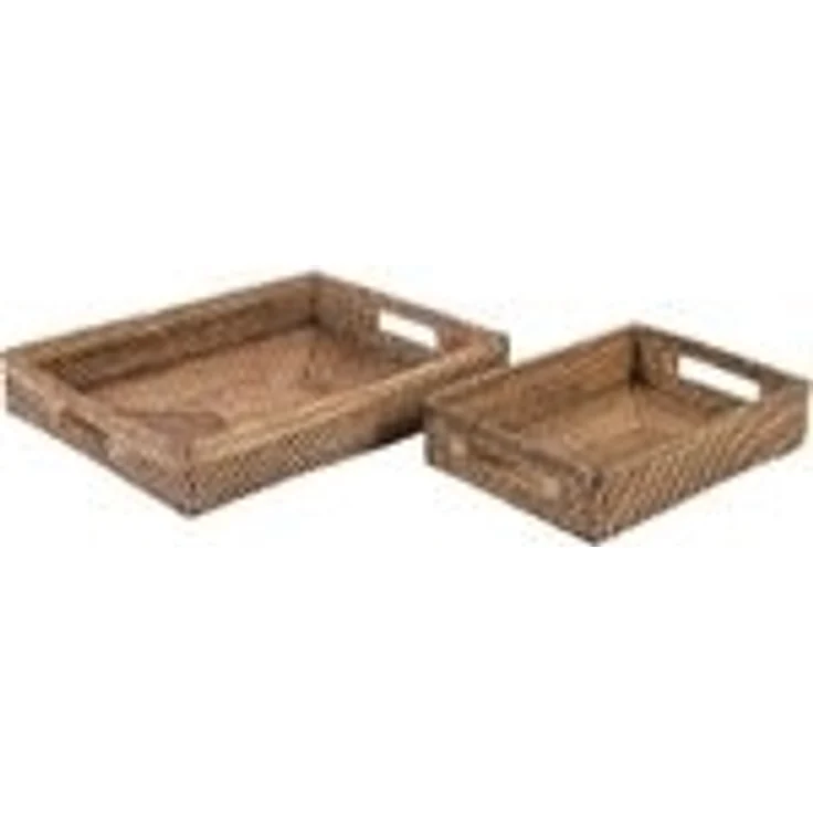 Rattan Tablett Lisa rechteckig XL – Bild 4