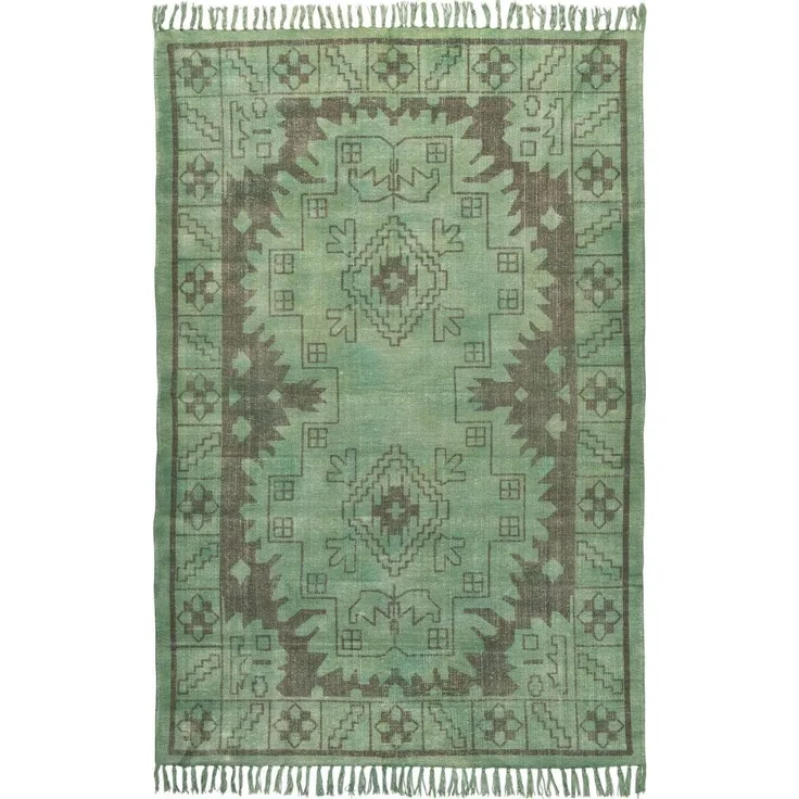 Laursen - Teppich 120x180cm Grau Schwarz Muster 6462-00 Matte Läufer Bodenmatte