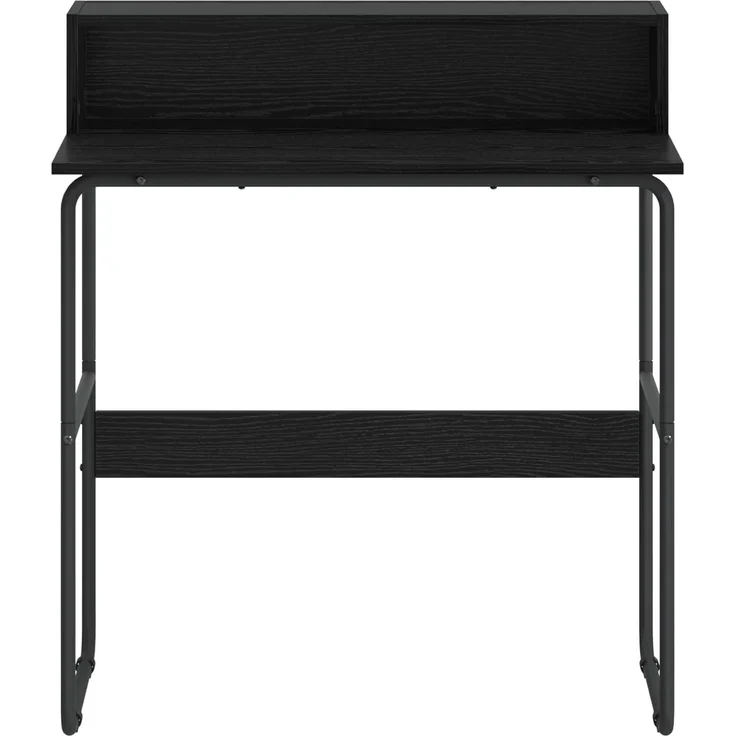 vidaXL Schreibtisch mit Stauraum Schwarz Eichen-Optik 80 x 50 x 91 cm 8008020 – Bild 3