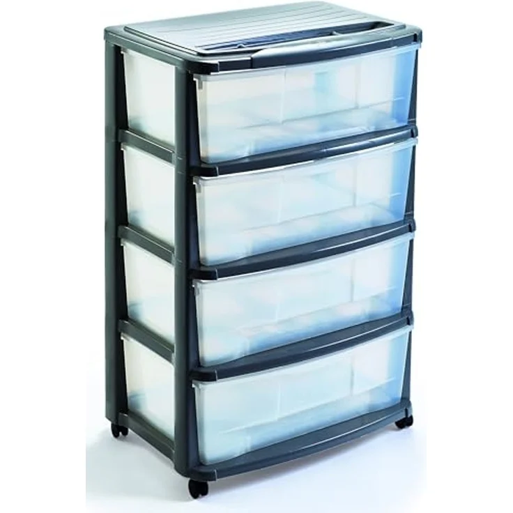 Mondex XXL Rollcontainer mit 4 Schubladen, 56x39x84 cm – Bild 1
