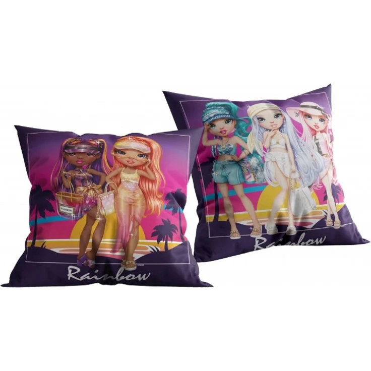 Rainbow High Dekokissen Kuschelkissen (1 Stk.) 40 x 40 cm aus Polyester