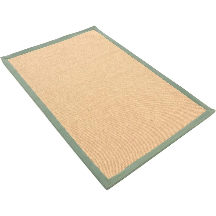 carpetfine Sisalteppich Sisal, rechteckig, Höhe: 5 mm, mit farbiger Bordüre, Anti Rutsch Rückseite – Bild 4