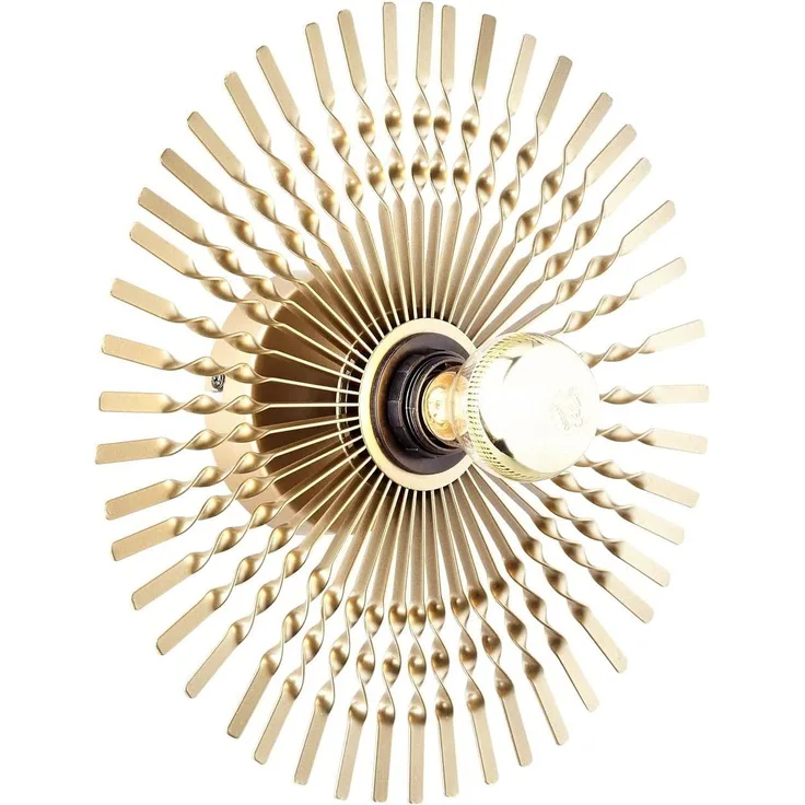 Brilliant Leuchten No. 99277-16 Wandleuchte Mendoza 33cm gold E27