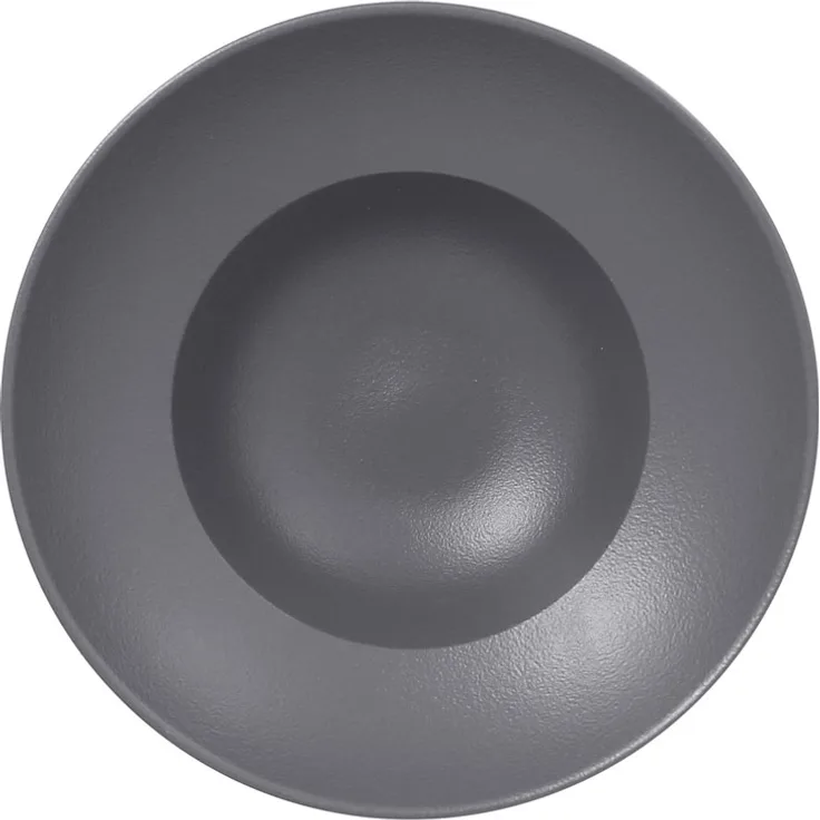 RAK Porcelain Neofusion stone grey Teller extra tief rund Ø 22.7 cm / Ht. 7.8 cm / Cont. 33 cl