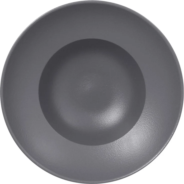 RAK Porcelain Neofusion stone grey Teller extra tief rund Ø 22.7 cm / Ht. 7.8 cm / Cont. 33 cl