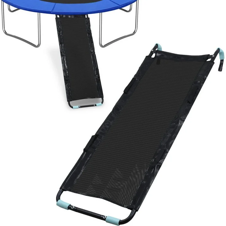 Clanmacy Trampolinleiter UV-beständig flexibel montierbar Sicherheitsleiter Einstiegsleiter – Bild 5