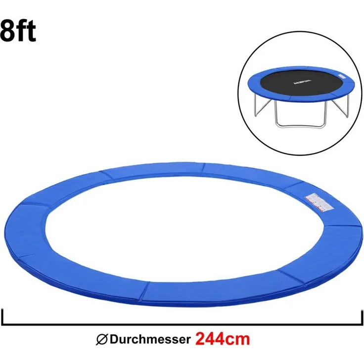 FIVMEN Trampolinschutzrand Trampolin-Federabdeckung, PVC Schutzabdeckung