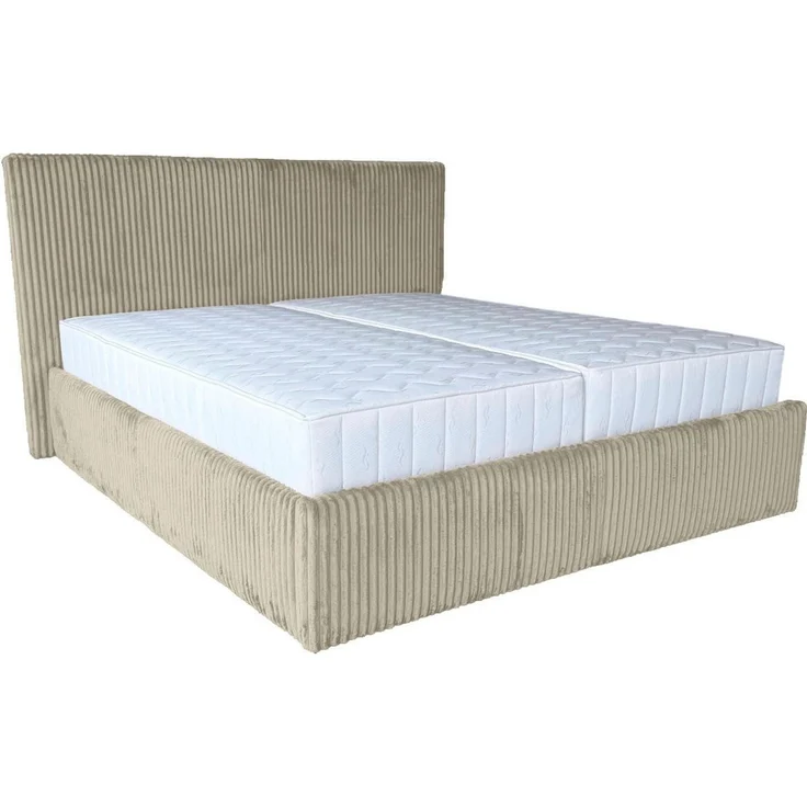 OTTO home Polsterbett AVVRA in der Größe 180x200 cm, mit Breitcord bezogen, wahlweise mit Lattenrost und King-Matratze (28cm) – Bild 1