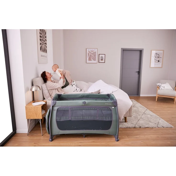 Hauck Play N Relax Center / Reisebett Dark Green – Bild 3