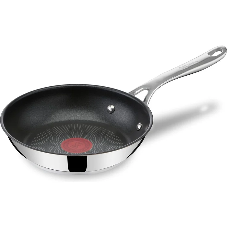 Jamie Oliver by Tefal Cook's Direct On Bratpfanne 20 cm, Antihaft, Induktionstauglich, Backofenfest, Edelstahl, Genieteter Griff, E3040244 – Bild 1