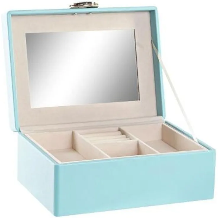 Box-Schmuckkästchen DKD Home Decor grün PU Holz MDF (17 x 13 x 8,5 cm)