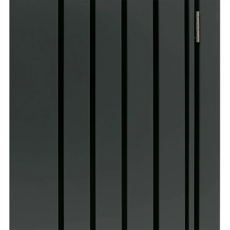 4er-Mülltonnenverkleidung HWC-O67, Mülltonnenbox mit Pflanzkasten, Metall 125x260x84cm 95kg ~ anthrazit – Bild 5