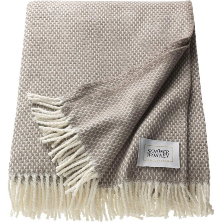 Wohndecke Zen, SCHÖNER WOHNEN-Kollektion, mit Fransen, Kuscheldecke – Bild 2