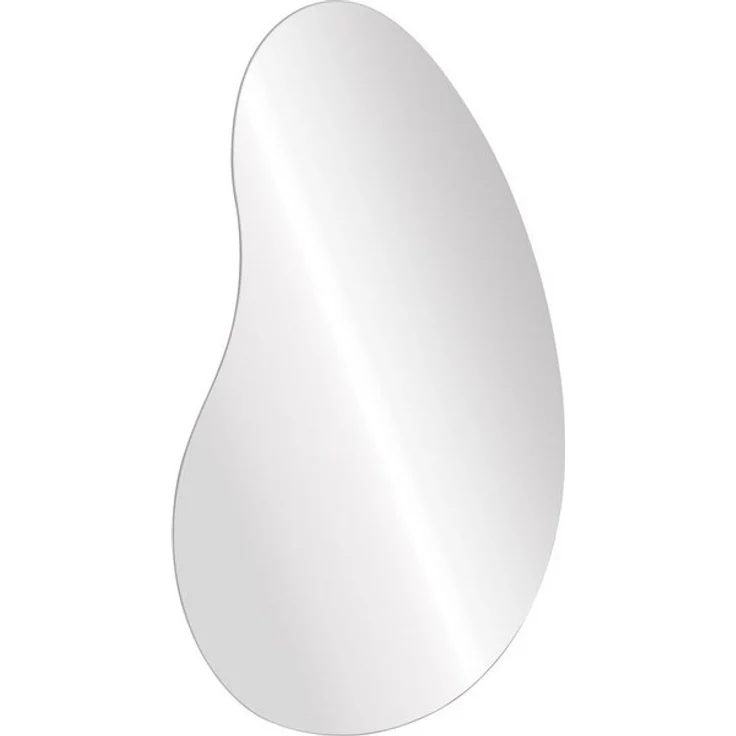 Navaris Wandspiegel Gewellter Spiegel groß - Deko Spiegel wavy asymmetrisch - 30x60cm (1-St) – Bild 4