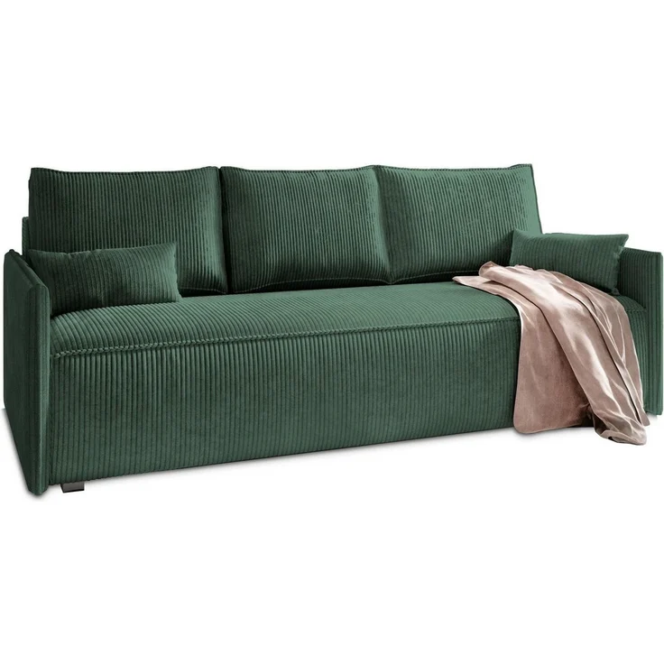 Masseno Sofa MESTOR mit Schlaffunktion, Schlafsofa, Couch mit Bettkasten – Bild 1