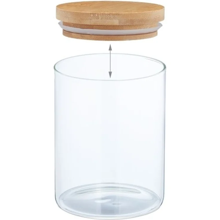 8x Vorratsgläser mit Deckel 750 ml 10052680 – Bild 6