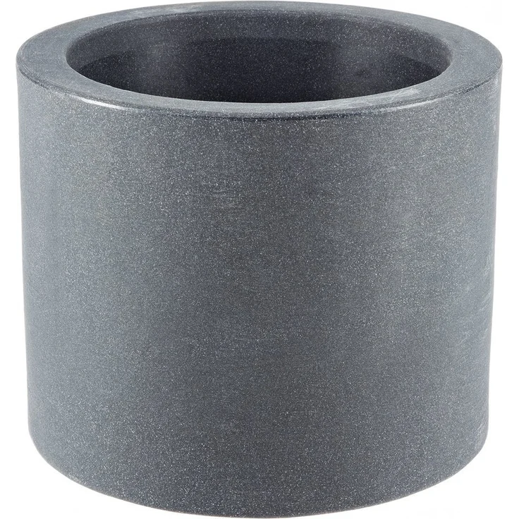 Dehner Blumentopf Blumenkübel Palermo mit Rollen, Ø 40 cm, Kunststoff, Frostbeständig, rollbar, praktisch – Bild 1