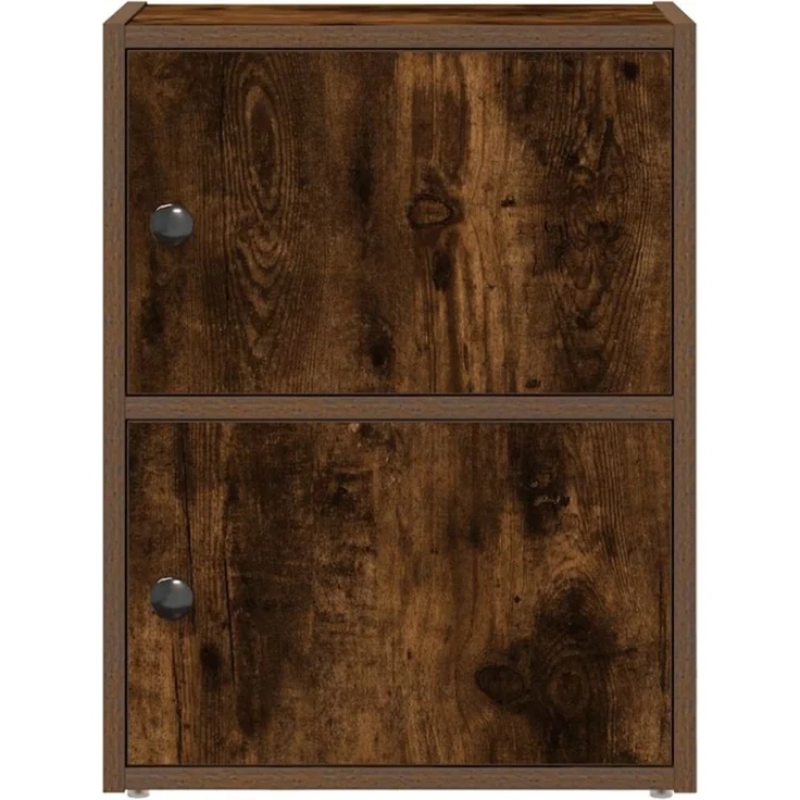vidaXL Bücherregal Räuchereiche 40x24x52 cm Holzwerkstoff 860359 – Bild 10