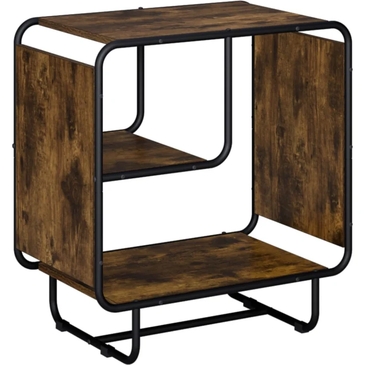 vidaXL Sideboard Räuchereiche 60 x 37,5 x 64,5 cm Holzwerkstoff 8007920 – Bild 2