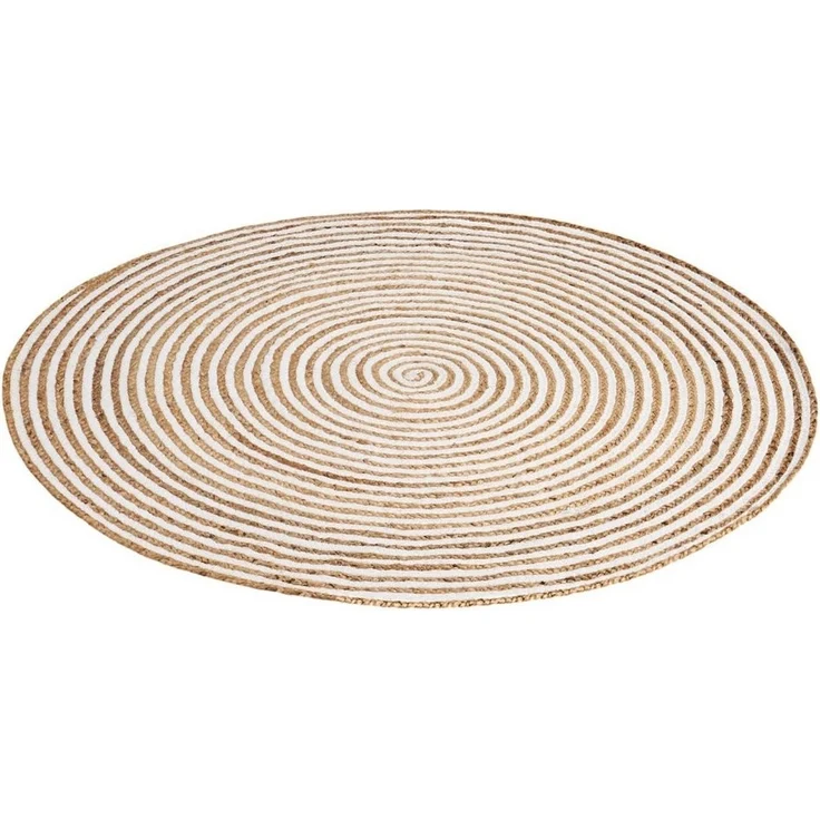 Marrakesch Orient & Mediterran Interior Teppich Runder Jute Teppich Rocio 150cm, Handarbeit – Bild 3