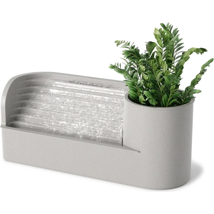 Umbra Tischwasserfall Stream grau