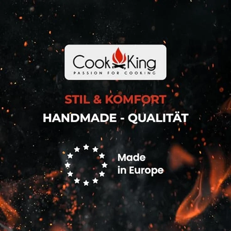 CookKing Stahl Grillrost | inkl. 4 Griffen | – Bild 7