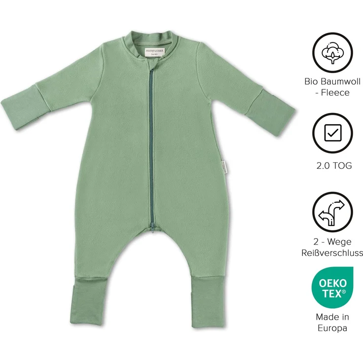 Hofbrucker Baby Schlafsack mit Füßen MILO – Bild 2