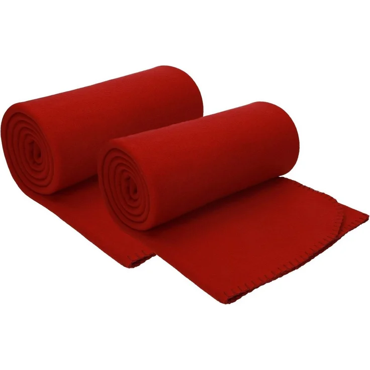 Wohndecke 2 Stück Fleecedecken Kuscheldecken Größe 130x170 cm, Betz – Bild 1