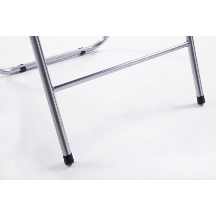 CLP 4er Set Klappstuhl Felix Klappbarer mit Kunstleder PVC Sitz Gepolstert - Farbe:rot/silber – Bild 6