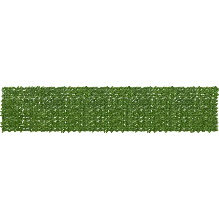 vidaXL Balkonsichtschutz mit Blättern Grün und Gelb 500 x 100 cm 42040645 – Bild 1