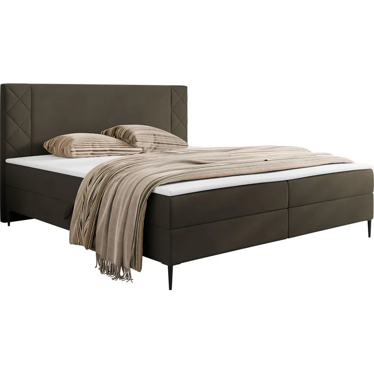 Boxspringbett Prilata (Farbe: Polo 877, Größe: 140x200) – Bild 2