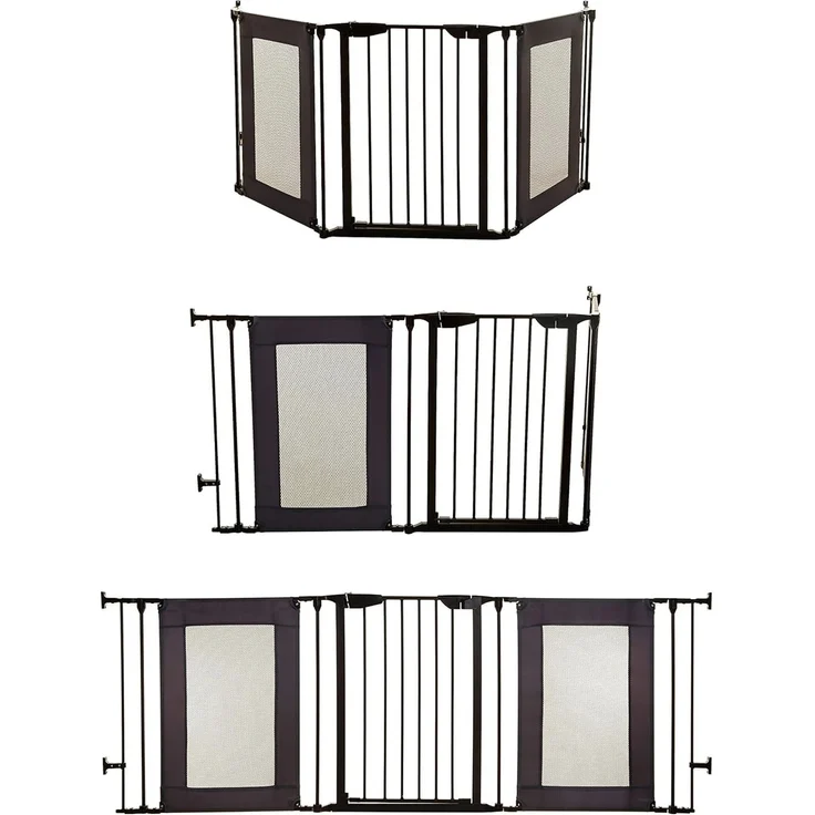 Dreambaby F2060BB Denver 3 Panel Adapta-Gate Gewebe/Metall (passend 85. 5-200cm) schwarz – Bild 7