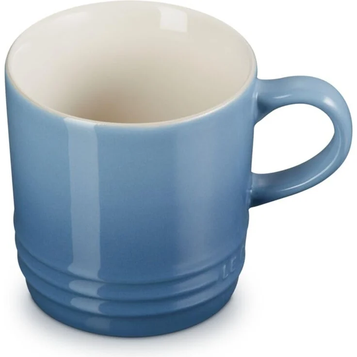 LE CREUSET Cappuccino Becher aus Steinzeug, 200 ml, Chambray, 70303204340099