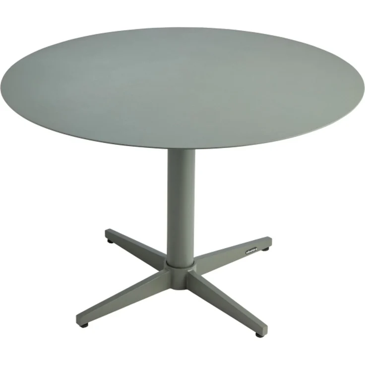 Gartencouchtisch Mill Ø75 cm von Brafab, aus Aluminium in Nordic Green, modern, rund, pulverbeschichtet – Bild 1