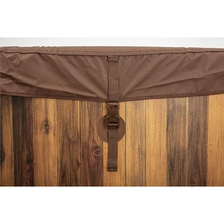 Bestway® LAY-Z-SPA® Whirlpool Helsinki AirJet Plus™ für 7 Personen, Ø 180x66 cm, Holz-Optik (Pinie) – Bild 5