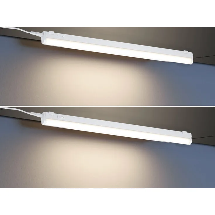 2er SET LED Unterbauleuchten mit Schalter & 230V Direktanschluss, Länge 51cm