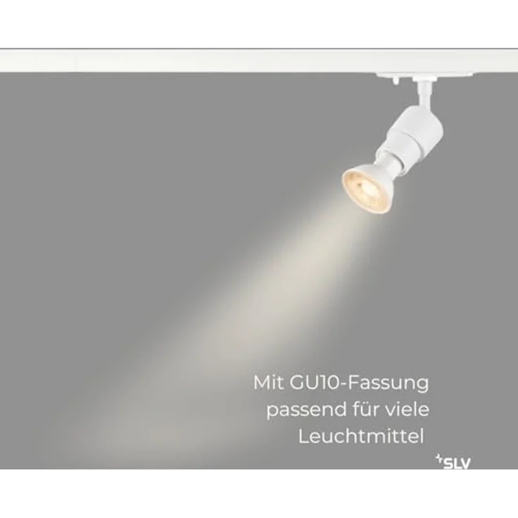 SLV PURI 2.0 Basic, 1~ Spot, GU10, 1x max. 6W, weiß - Leuchten mit 1 Phasen Adapter – Bild 4