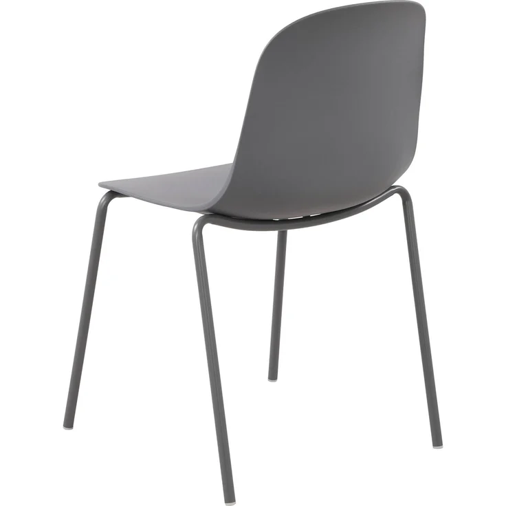 Gartenmöbel-Set ELLA mit 2 Stühlen - 162 x 60 x 85 cm, Kunststoff, Dunkelgrau | Balkonset Gartenset Tisch mit Stühlen Bistroset Outdoor – Bild 7