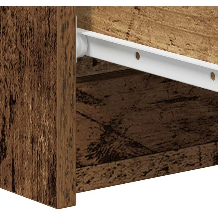 vidaXL Sideboard Altholz-Optik 60x35x98,5 cm Holzwerkstoff 861128 – Bild 3