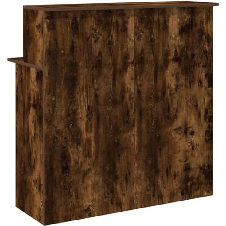 vidaXL Empfangstheke Räuchereiche 100x50x103,5 cm Holzwerkstoff 859028 – Bild 8