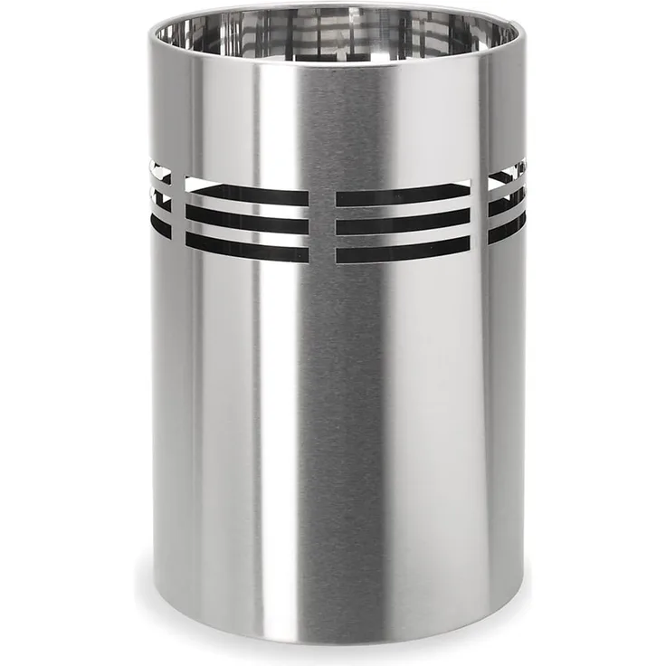 Blomus Badbehälter Slice, Wäschebox, Wäschetonne, Edelstahl matt, 65155