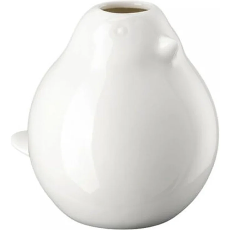 Hutschenreuther Vase 10 cm Vogel-Vase Weiss