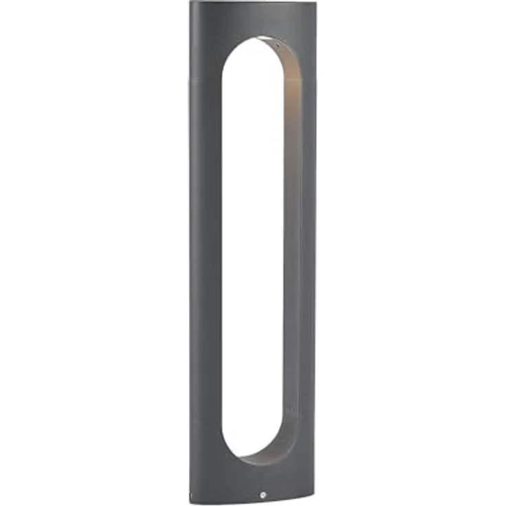 Lucande LED Außenleuchte Fenti, einflammige Wegeleuchte in Schwarz aus Aluminium, IP65 wasserdicht, energiesparend