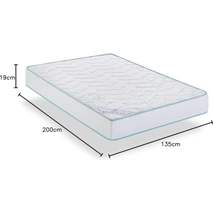 Dormio Orthopädisch - Eliocel Matratze, Schaumstoff, 135x200 cm, Weiß, Fest, Ergonomisch – Bild 4