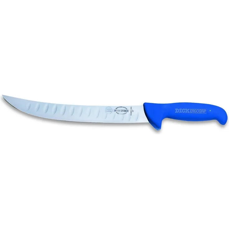 F. DICK Zubereitungsmesser DICK ERGOGRIP Zerlegemesser Kullenschliff blau 26 cm 8242526K