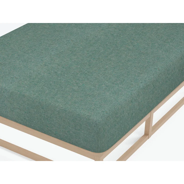 biberna Spannbetttuch , fichte, 1x 90x190 cm - 100x200 cm – Bild 1