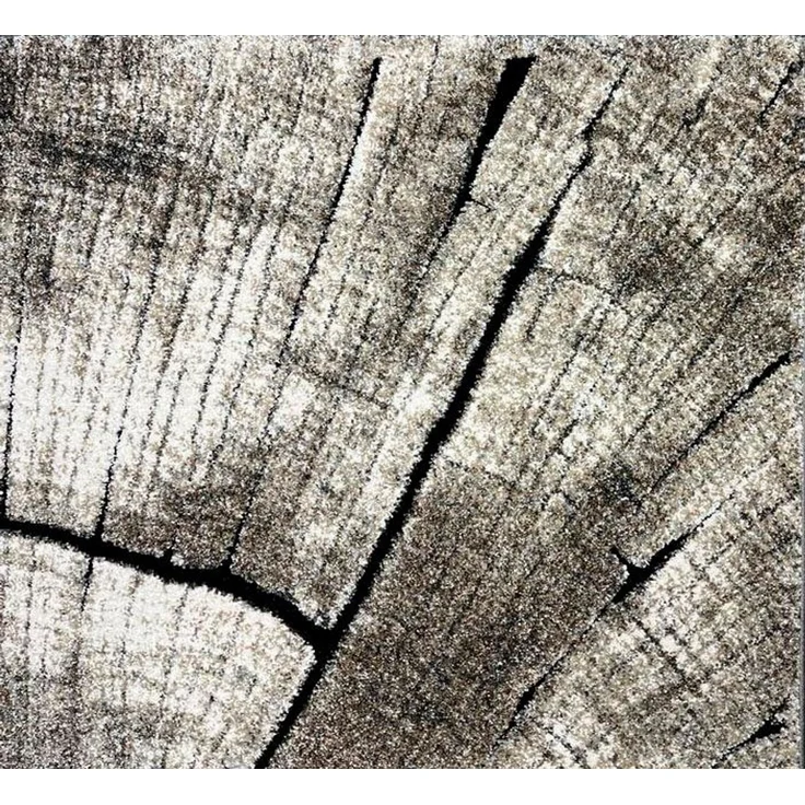 merinos Teppich Ibiza 605, rechteckig, Höhe: 13 mm, Wohnzimmer, Baumstamm Motiv, Holz Optik – Bild 2
