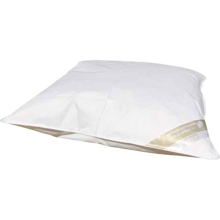 Betten Hofmann Canada Flachkissen 80x80 cm Kinderkissen Federkissen waschbar 450g – Bild 2