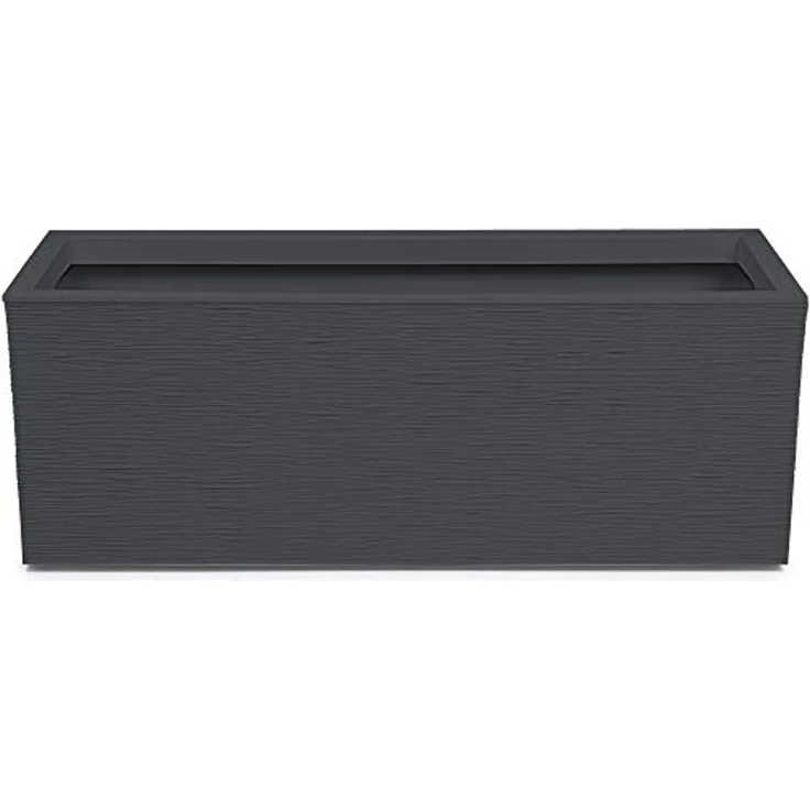 ONDIS24 Blumenkasten Graphit (1 St), 79.5 x 29.5 x 29.5 (H) cm, Pflanzvolumen ca. 57 Liter – Bild 2