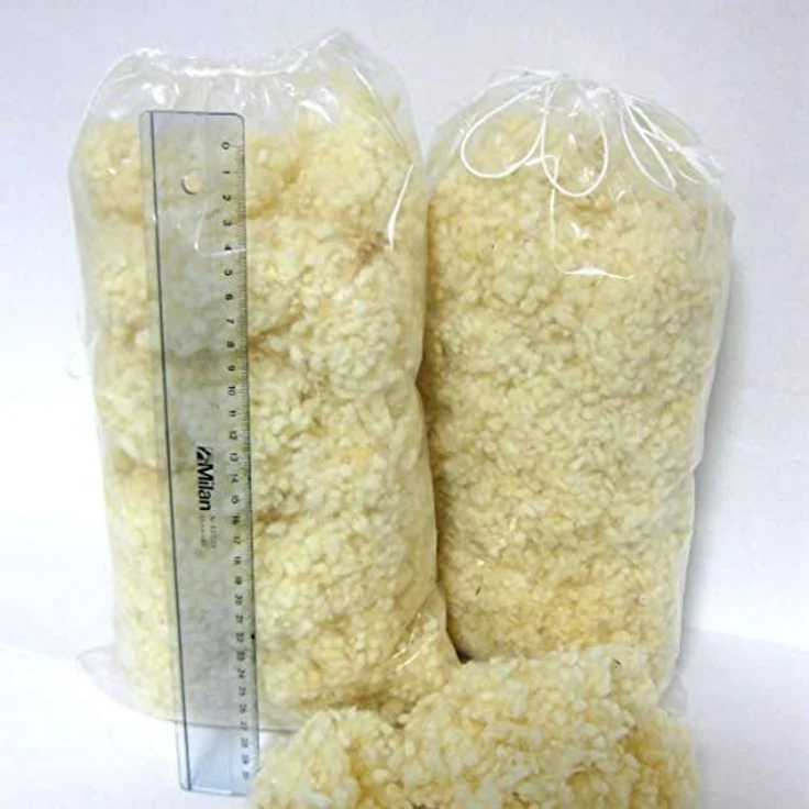 Meivita Kissenfüllung 2x Merino Schafschurwollkugeln Nachfüllpack mit je 150 Gramm – Bild 4